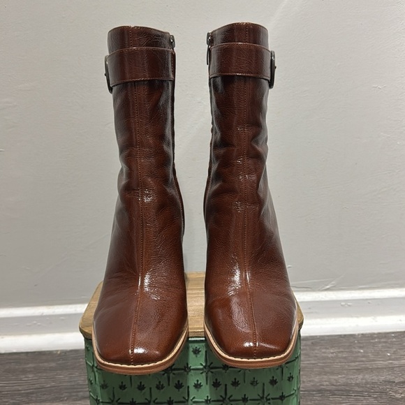 Nine West Brown Heeled Boots for Stylish Comfort - Picture 10 of 12